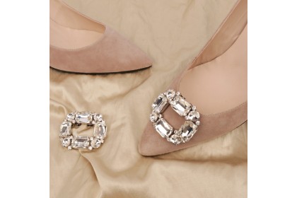 Removable jewel charms for shoe | Jewel brooches Luisa Toledo