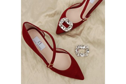 Removable jewel charms for shoe | Jewel brooches Luisa Toledo