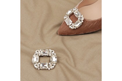 Removable jewel charms for shoe | Jewel brooches Luisa Toledo