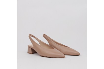 Zapatos camel abiertos talón PATRICIA - LUISA TOLEDO