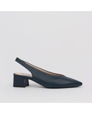 Zapatos azul marino abiertos talón PATRICIA - LUISA TOLEDO