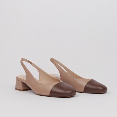 Zapato destalonado mocha mousse MIRANDA | LUISA TOLEDO