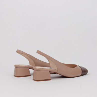 Mocha mousse slingback shoes MIRANDA ✓ LUISA TOLEDO
