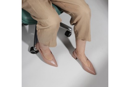Zapatos camel abiertos talón PATRICIA - LUISA TOLEDO