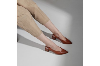 Zapatos destalonados marrones PATRICIA ✓  LUISA TOLEDO