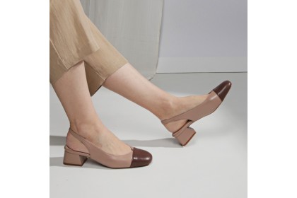 Zapato destalonado mocha mousse MIRANDA | LUISA TOLEDO