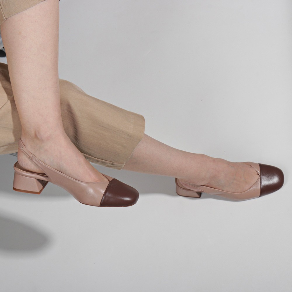 Zapato destalonado mocha mousse MIRANDA | LUISA TOLEDO