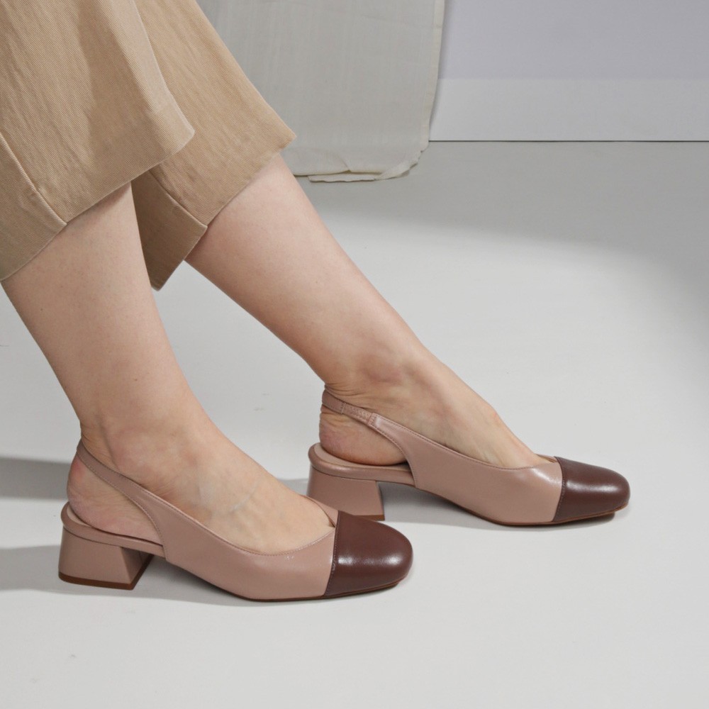 Zapato destalonado mocha mousse MIRANDA | LUISA TOLEDO