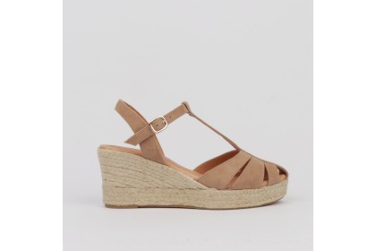 Alpargatas nude estilo cangrajeras TRIANA ✓ LUISA TOLEDO