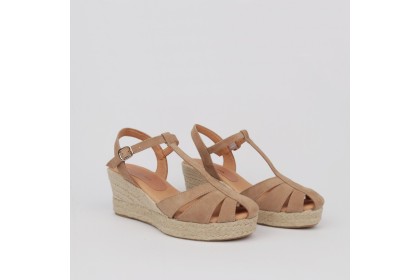 Alpargatas nude estilo cangrajeras TRIANA ✓ LUISA TOLEDO