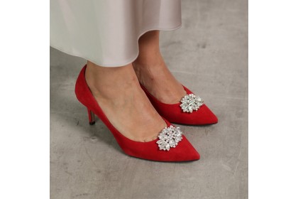 Removable shoe brooches ✓ Silver jewel charms Luisa Toledo
