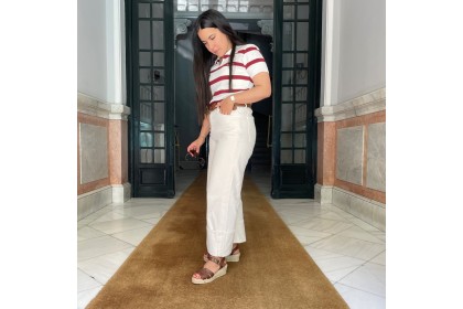 Sandalia marrón cuña esparto NORA ✓ Alpargatas Luisa Toledo