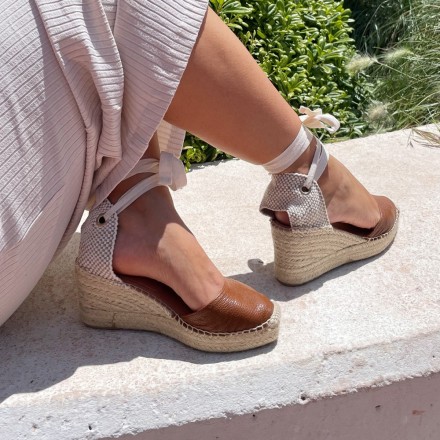thumbnail image 2 of Platform Closed Toe Sandals For Women 2025 Dressy Summer, Women's Elastic Ankle Strap Espadrille Wedge Sandals Platform Lace Up Casual Shoes( Black 2 of 12