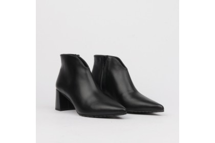 Botines negros tacón ancho LOURDES - LUISA TOLEDO zapatos