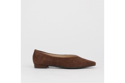 Bailarinas marrones punta fina NOELIA - LT ZAPATOS de mujer