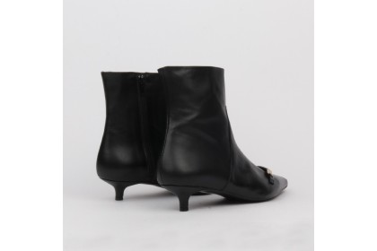 Botines negros tacón kitten heel CLAUDIA - LUISA TOLEDO