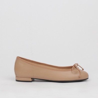 Bailarinas beige piel TAMARA - Colección LT Zapatos Planos