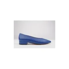 Ballerinas fine tip NOELIA leather blue klein