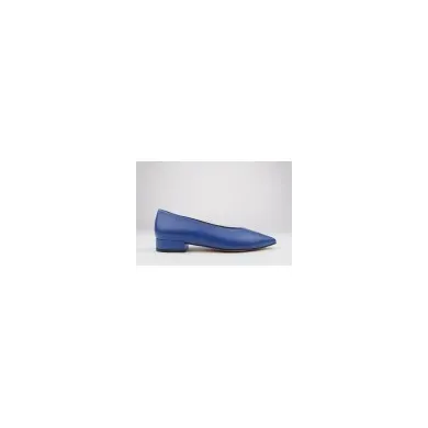 Bailarinas punta fina NOELIA piel azul klein