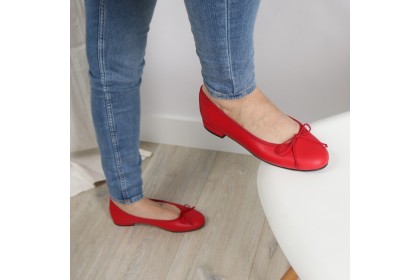 Red flat shoes TAMARA - Collection Flat LT woman Shoes