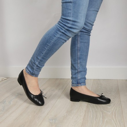 Colección LT Zapatos Planos - Bailarinas negras TAMARA