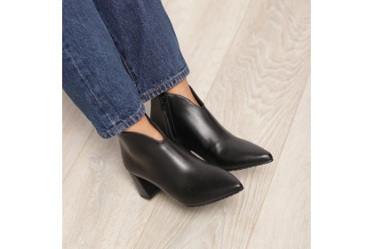 Botines negros tacón ancho LOURDES - LUISA TOLEDO zapatos
