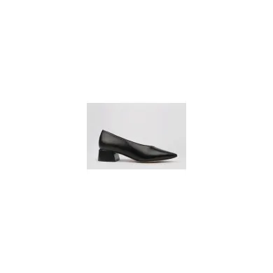 Stilettos negros tacón bajo LUCÍA - Zapatos cómodos