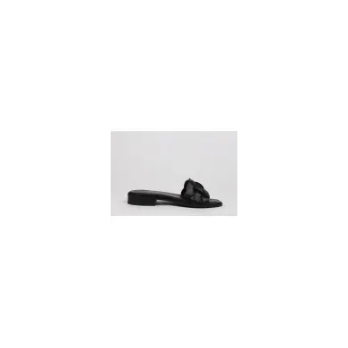 Sandalias planas mujer JULIA color negro - LUISA TOLEDO