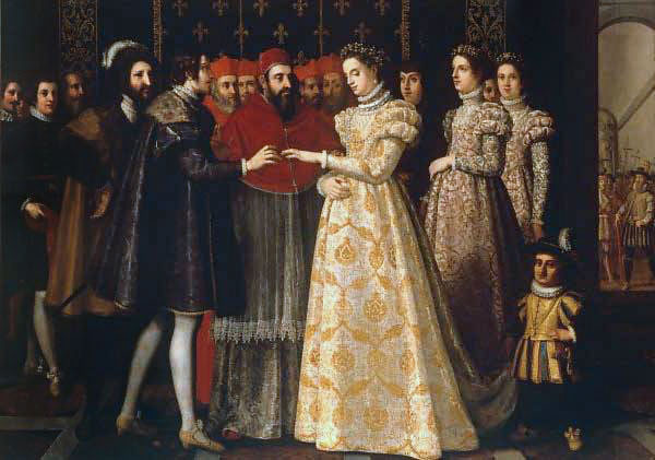 Wedding Catalina de Medici and Enrique II