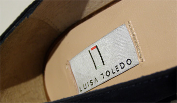 Etiqueta zapatos LUISA TOLEDO