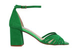 green suede sandals belen
