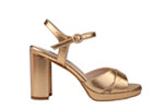 Golden sandals TERESA
