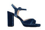 blue velvet sandals TERESA
