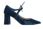 blue velvet shoes RANIA