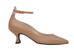 Mid heel pumps PALOMA camel leather