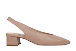 Zapatos destalonados camel PATRICIA