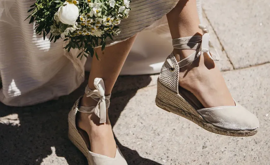 Alpargatas boda, el calzado más trending para eventos