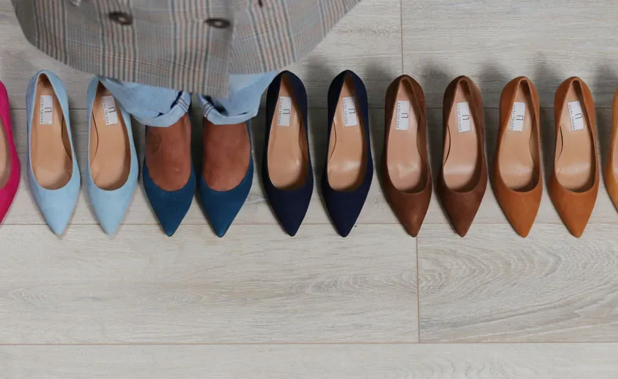 Colour shoes. Choose the ones that best go with you